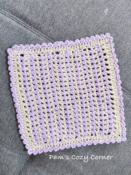 Easy Crochet Washcloth Pattern for Your Leftover Yarn